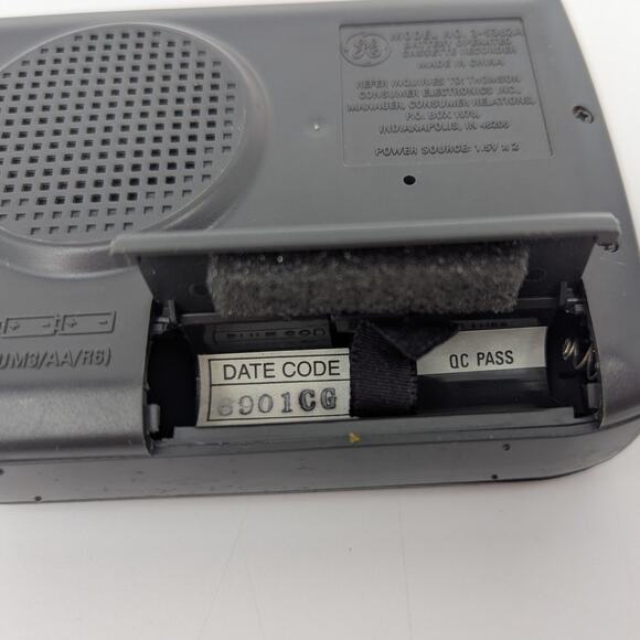 Tested Vintage General Electric Cassette Recorder Variable Speed Model 3-5362A - Picture 8 of 8